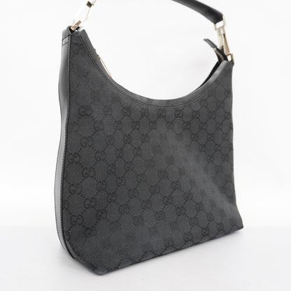 Gucci  000 0602 Women's GG Canvas Hand Bag Black