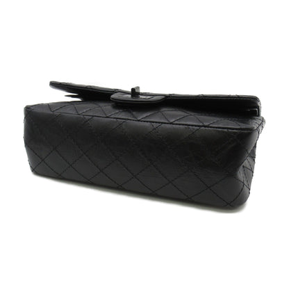 CHANEL 2.55ChainShoulder Bag Black leather