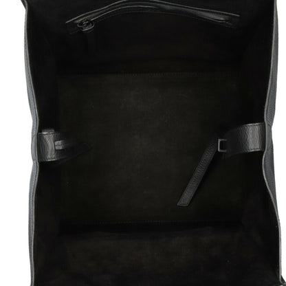 Celine Luggage Phantom Handbag Leather Black Ladies