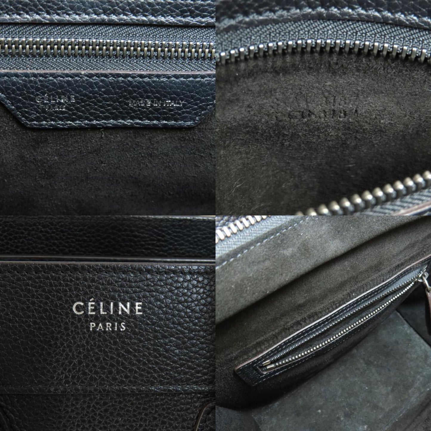 Celine Luggage Micro Handbag Calf Women's