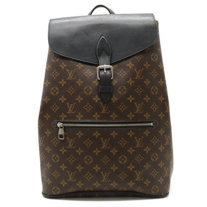 LOUIS VUITTON Monogram Macassar Parc Rucksack Backpack Shoulder Bag M40637