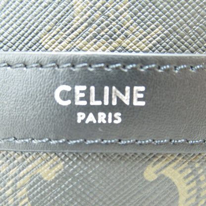 Celine Crossbody bag Shoulder Bag Black PVC coated canvas 111632EU138SI