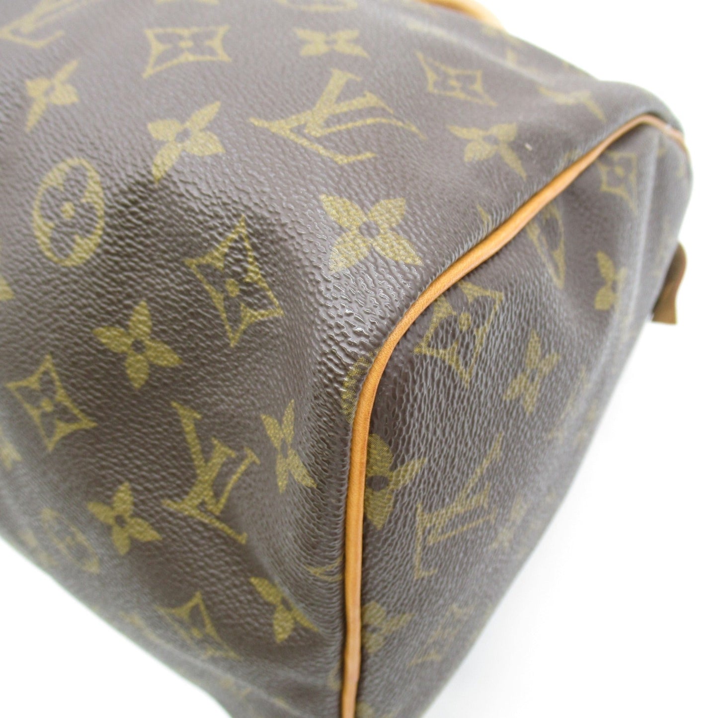 LOUIS VUITTON Speedy 30 handbag Brown Monogram PVC coated canvas M41526