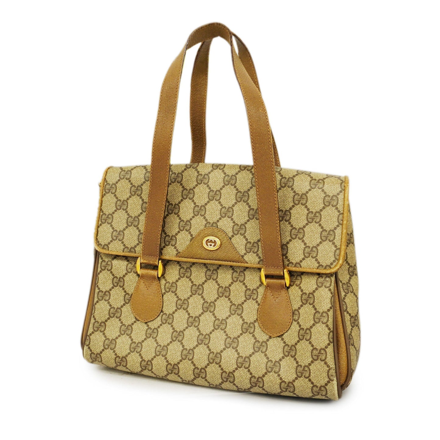 Gucci  HandBag 116 02 080 Women's GG Supreme HandBag Beige
