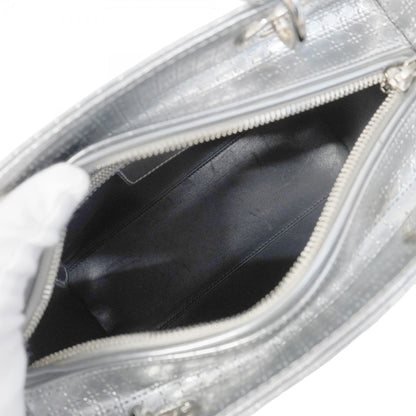 Christian Dior Silver Leather Handbag ()