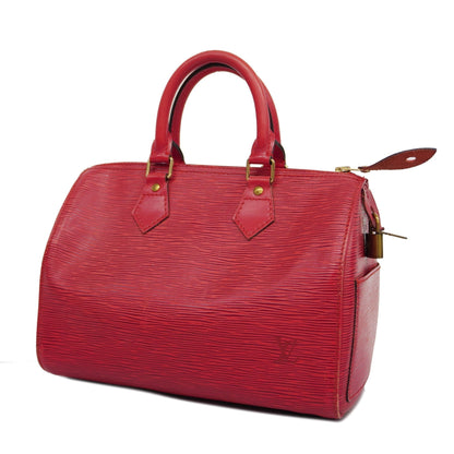 Louis VuittonAuth  Epi Speedy 25 M43017 Women's Handbag Castilian Red