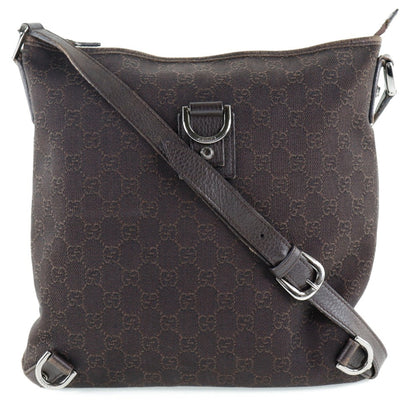 Gucci Abbey Brown Gg Canvas Shoulder Bag ()