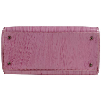Christian Dior Pink Leather Handbag Shoulder Bag ()