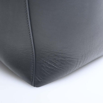Celine Leather Tote Bag Black Ladies