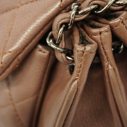 CHANEL   Matelasse 2.55 Chain Shoulder Caviar Leather Shoulder Bag Brown