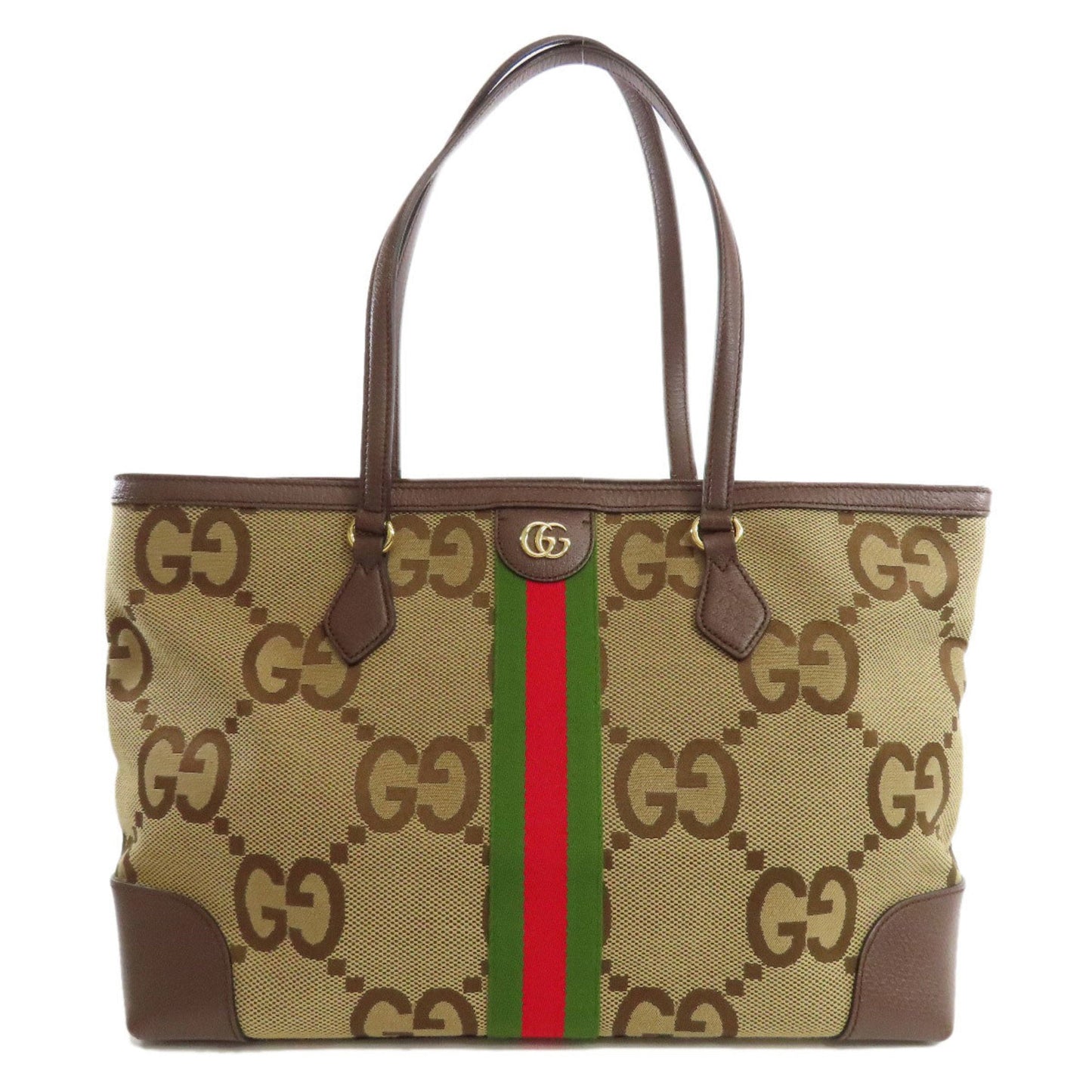 Gucci Brown Canvas Tote Bag ()