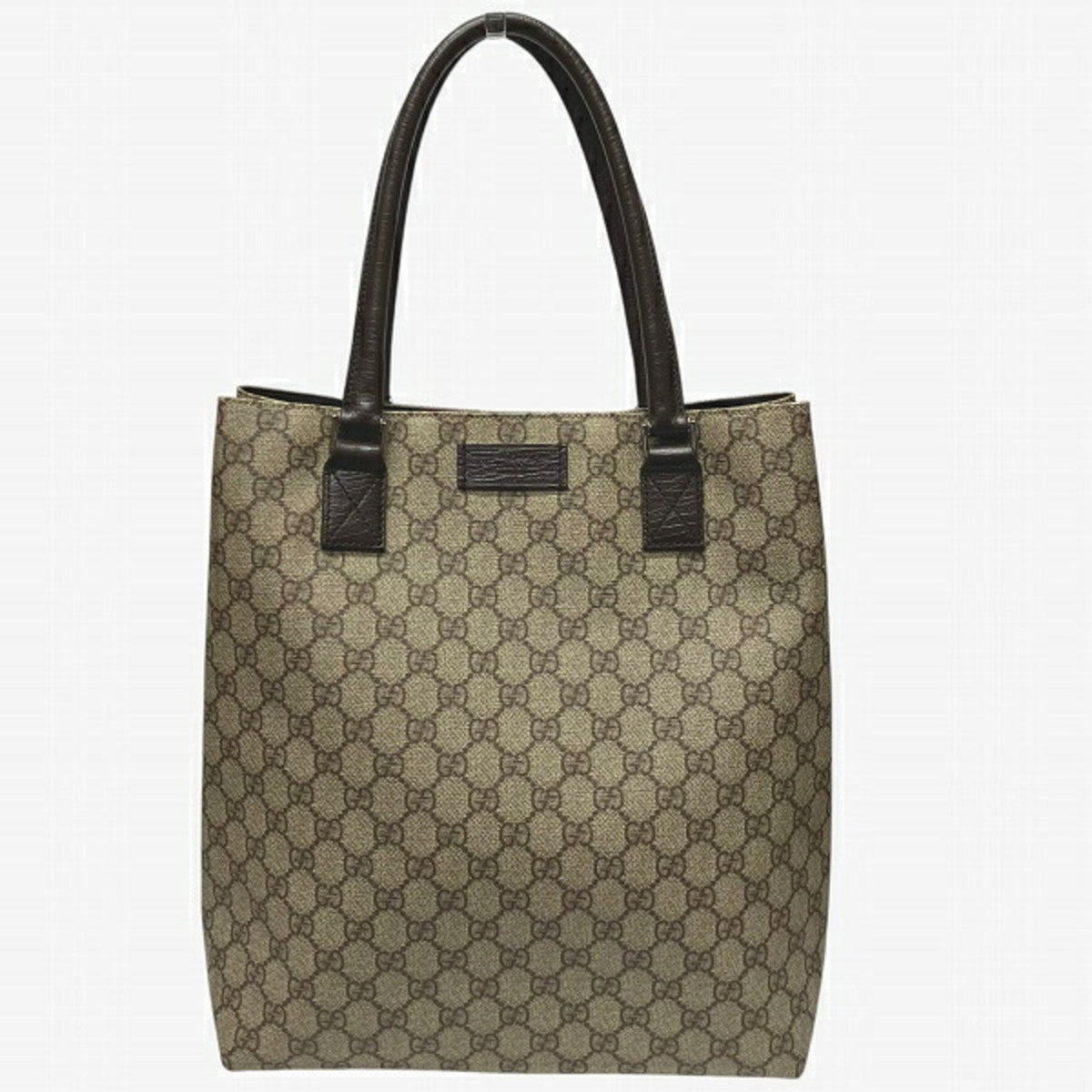 Gucci Brown Pvc Leather Tote Bag ()