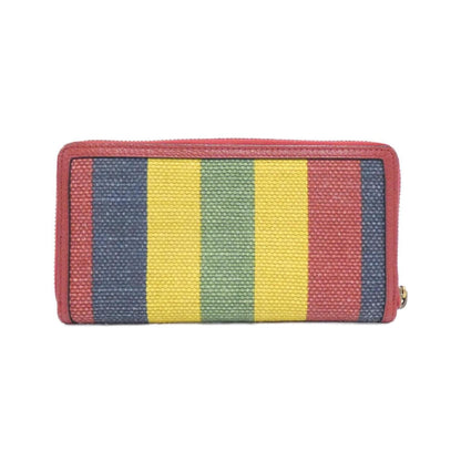 Gucci Multi-Color Canvas Long Wallet (Bi-Fold)