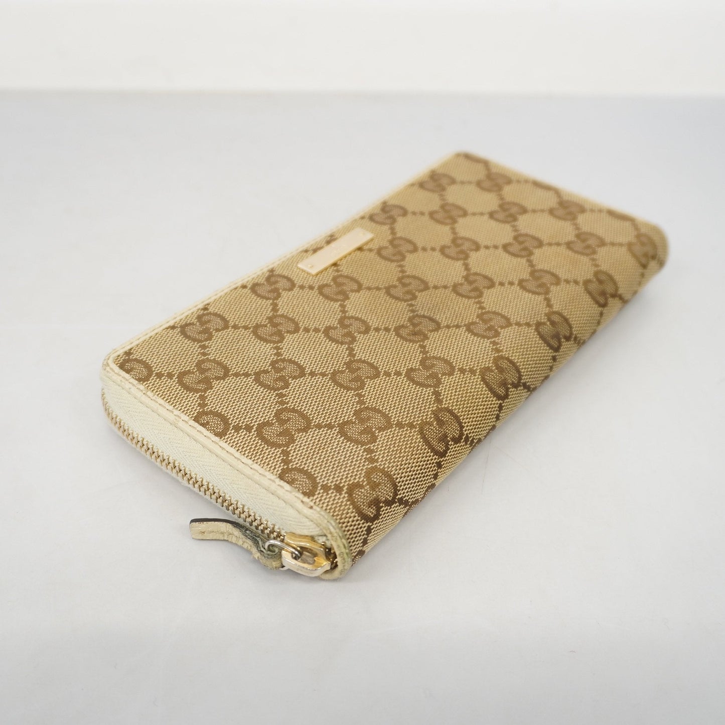 Gucci Long Wallet GG Canvas 112724 Beige/Ivory