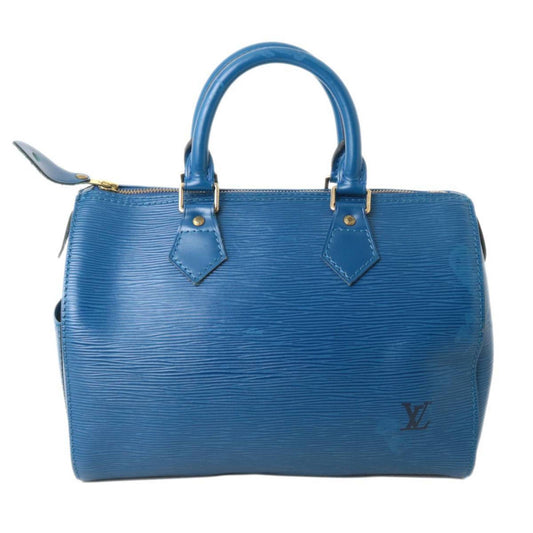 Louis Vuitton Speedy 25 Mini Boston Bag Handbag M43015 Epi Toledo Blue