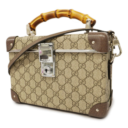 Gucci  Bamboo 2WAY Bag 533623 Women's GG Supreme,Leather HandBag,Shoulder