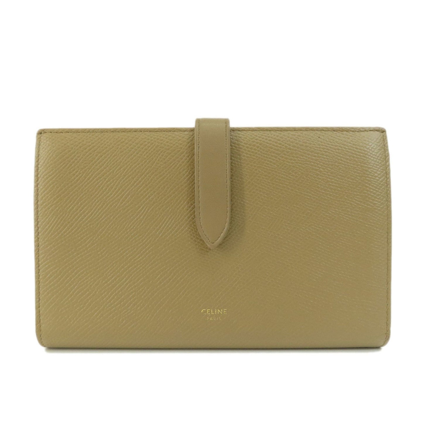 Celine Long Wallet Leather Ladies