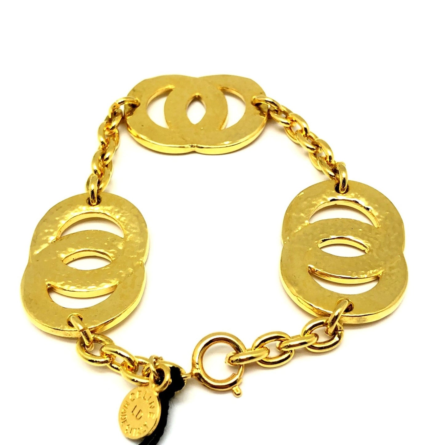 Celine Bracelet Circle Logo Gold Women's Accessories