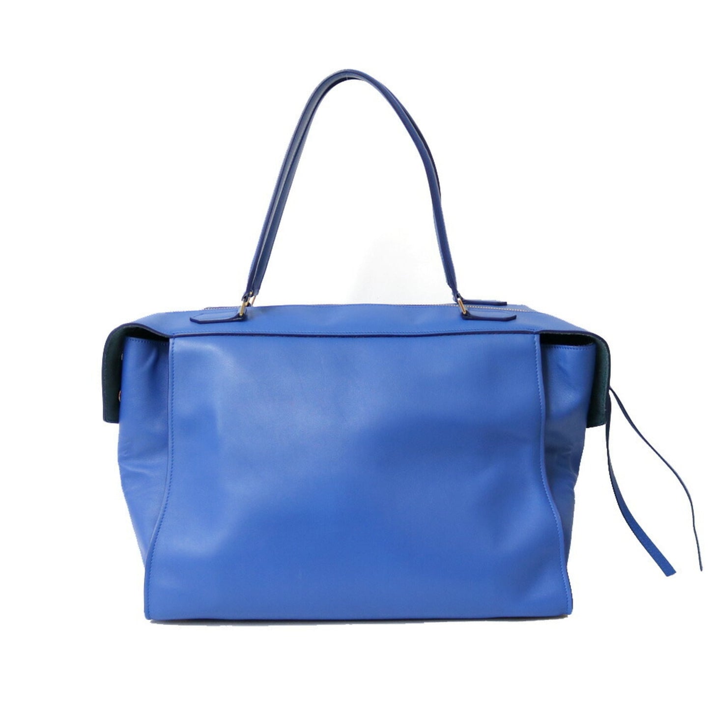 Celine Shoulder Bag Blue Ladies Leather