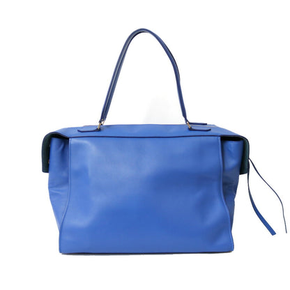Celine Shoulder Bag Blue Ladies Leather