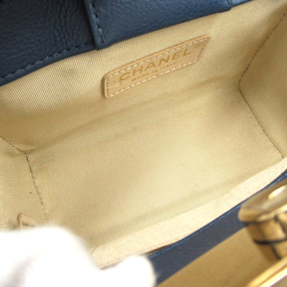 CHANEL 2wayShoulder Bag Blue Calfskin [cowhide] A93731