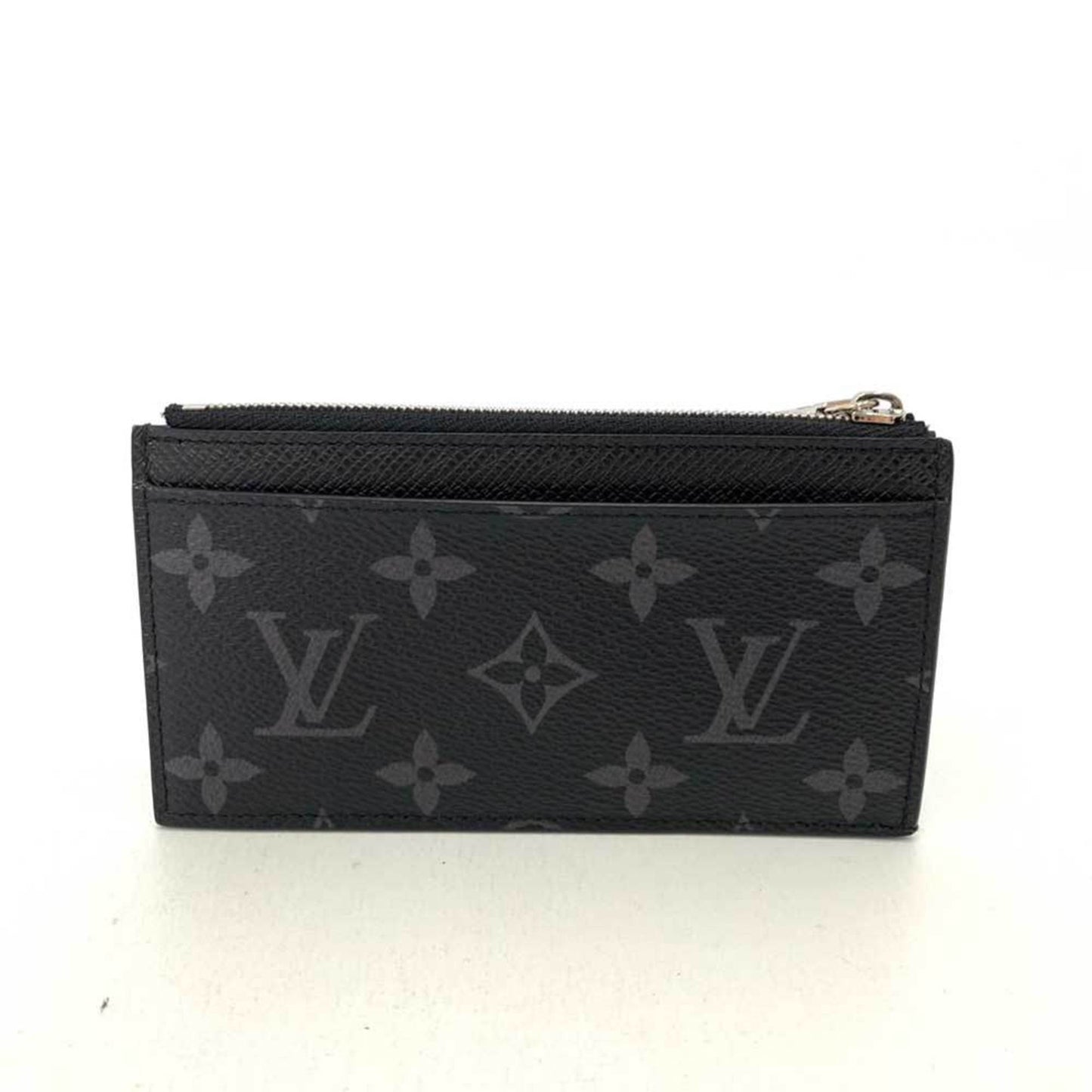 LOUIS VUITTON Wallet Accessories Coin Card Holder Noir Black Purse Folder Flat Men's Monogram Eclipse Taigarama M30271 LOUISVUITTON