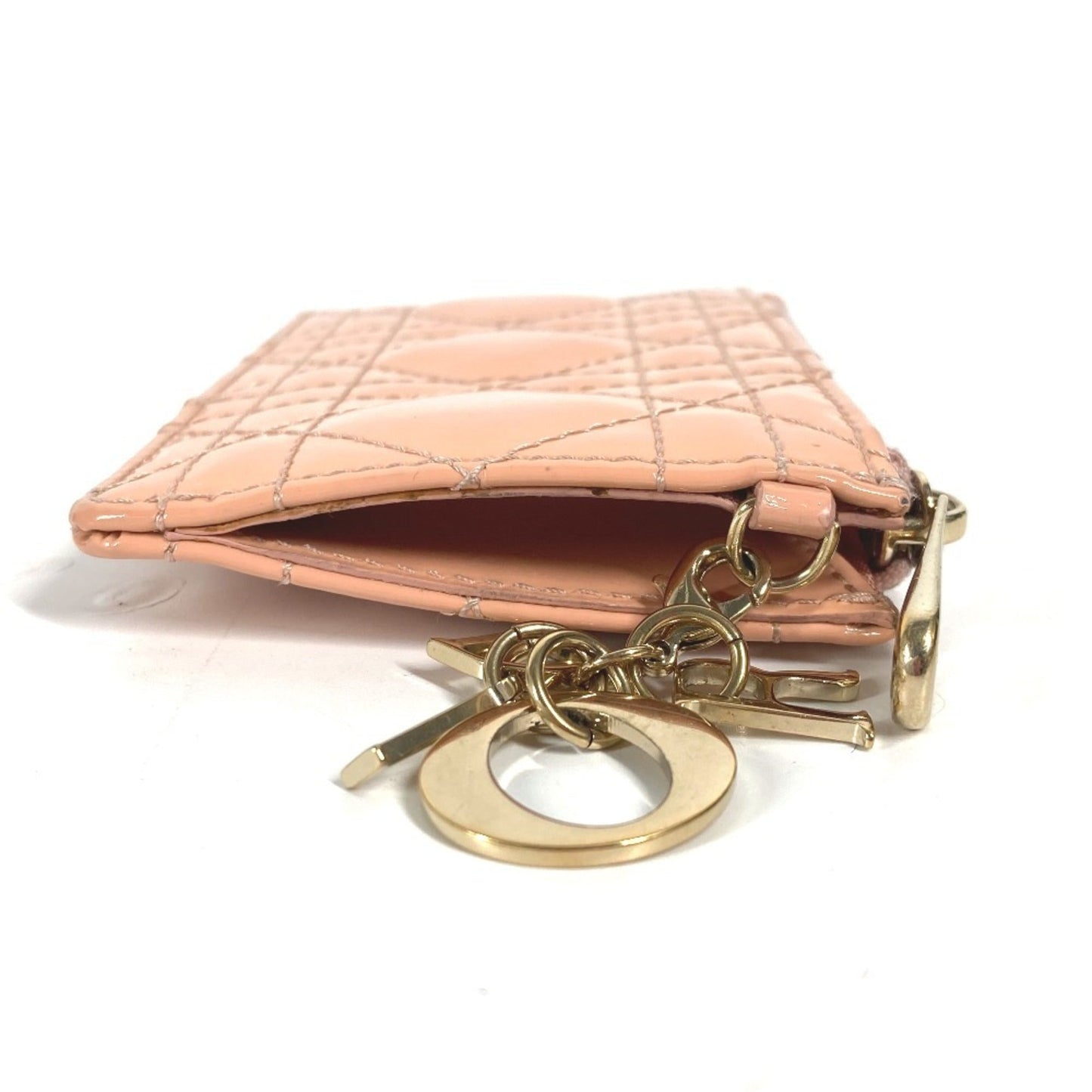 Christian Dior Pink Leather Coin Purse/Coin Case ()