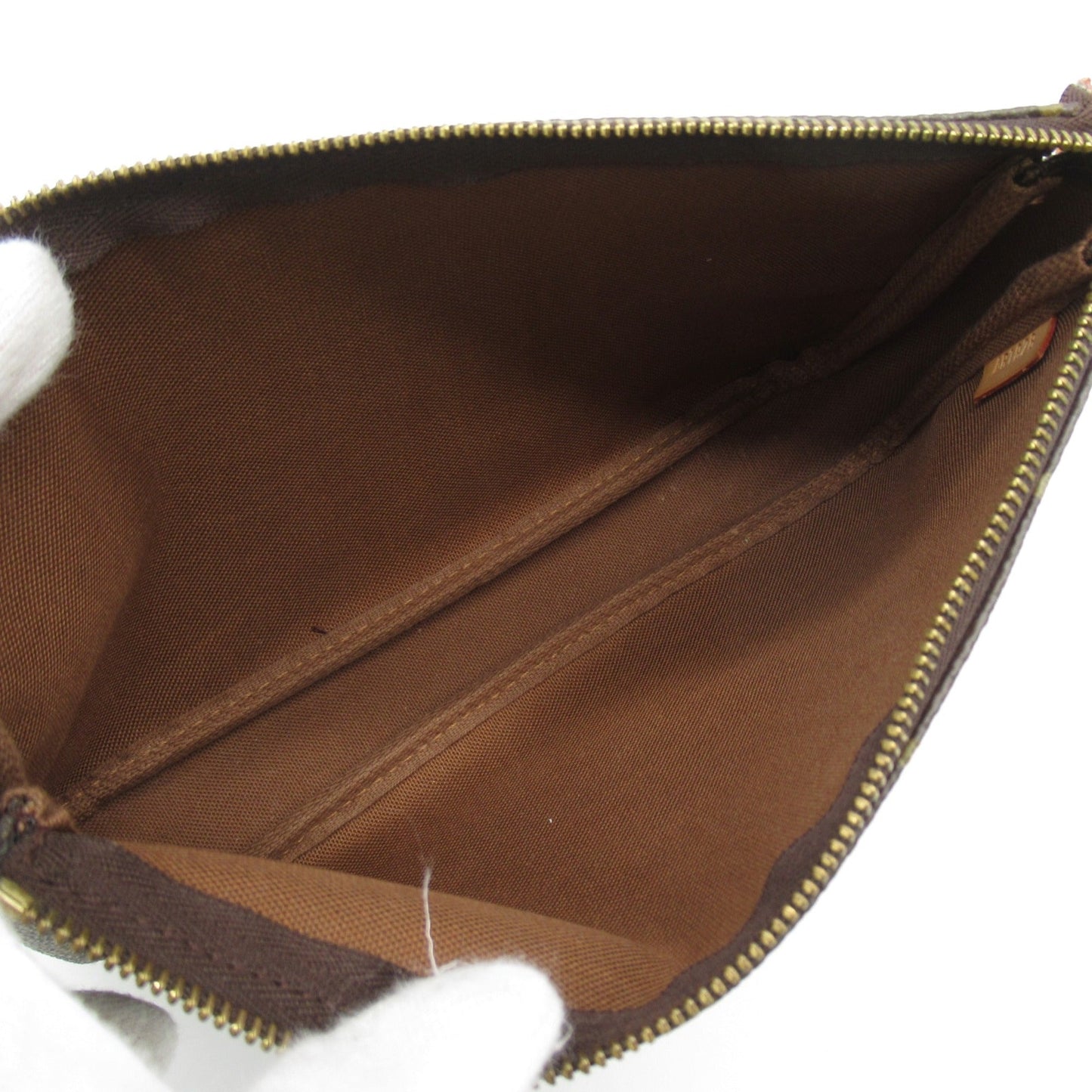 LOUIS VUITTON Pochette Accessoires Accessory Pouch Brown Monogram PVC coated canvas M51980