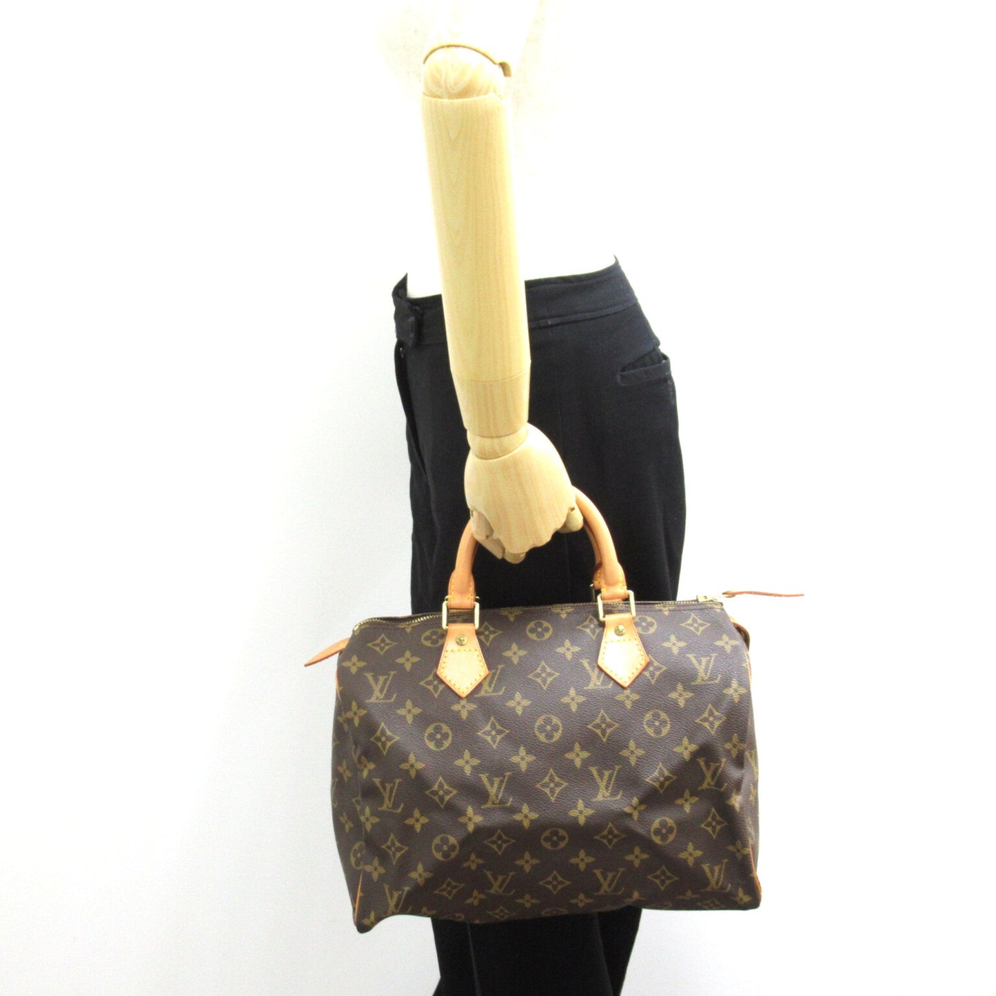 Louis Vuitton Speedy 30 Brown Monogram PVC coated canvas M41526