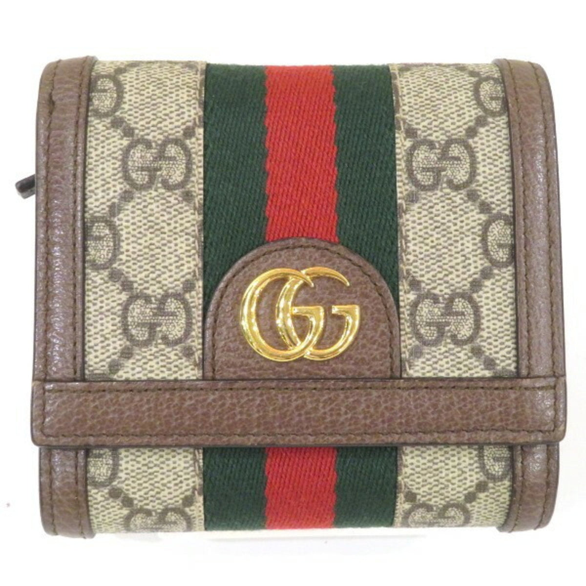 Gucci Beige Canvas Coin Purse/Coin Case ()