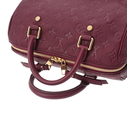 LOUIS VUITTON Monogram Empreinte Speedy Bandouliere 25 Orole M40764 Women's Leather Bag