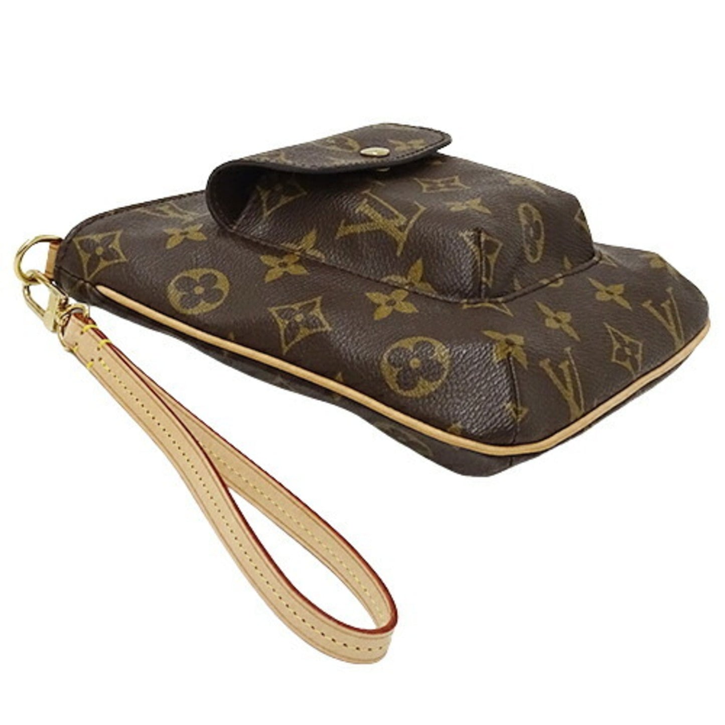 LOUIS VUITTON Pouch Monogram Ladies Second Bag Partition M51901 Brown