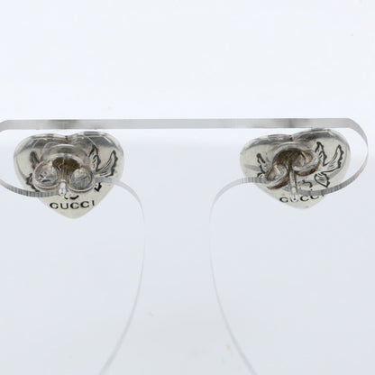 Gucci Earrings Blind For Love Silver 925 Ladies GUCCI