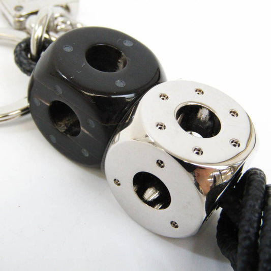 LOUIS VUITTON Damier Graphite Portocray Dice M66735 Keyring [Damier Graphite,Noir,Silver]