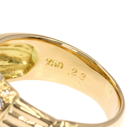 Celine diamond ring K18 yellow gold Ladies