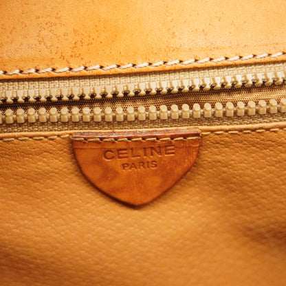 Celine  Macadam Shoulder Bag Women's PVC,Leather Shoulder Bag Beige