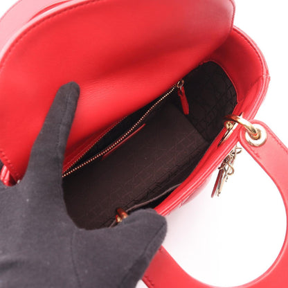 Christian Dior Red Color Leather Handbag ()