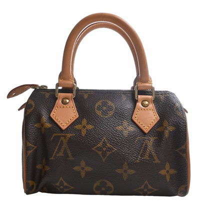 Louis Vuitton Monogram Speedy Handbag M41534 Brown Women's