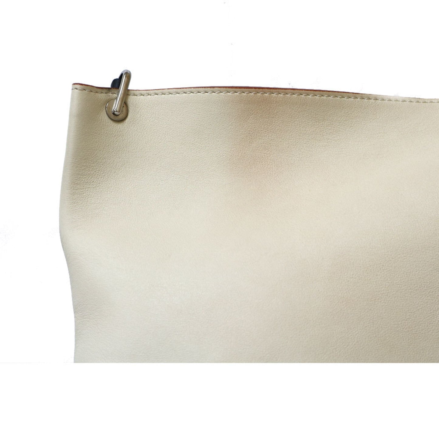 Celine Shoulder Bag All Soft Black x Brown White Ladies