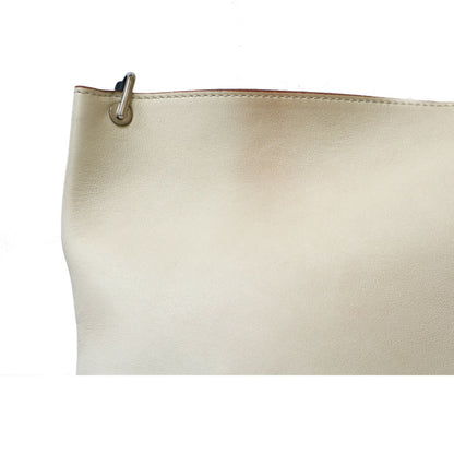 Celine Shoulder Bag All Soft Black x Brown White Ladies