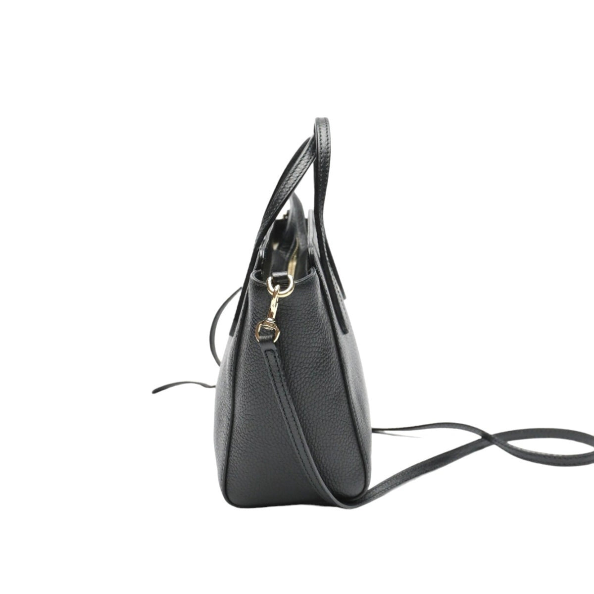 Gucci Black Leather Tote Bag
