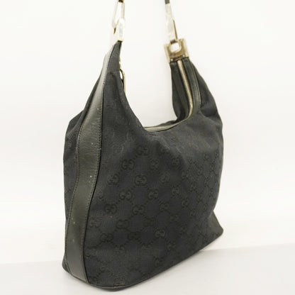 GUCCI Auth  GG Canvas Handbag 001 3814 Women's Leather Black