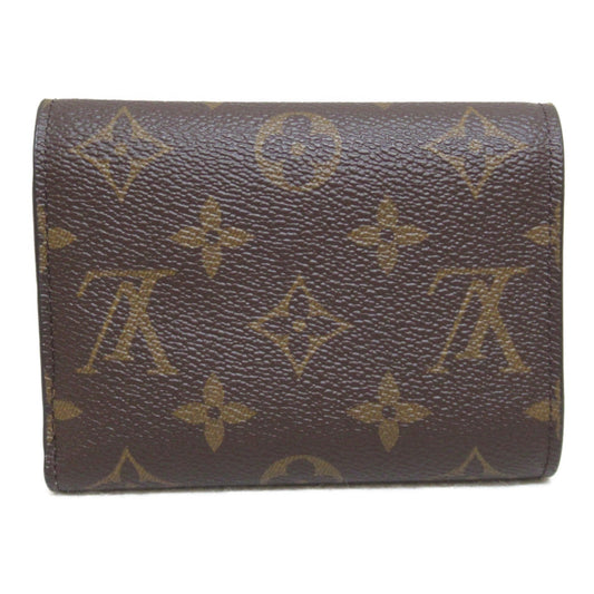 LOUIS VUITTON Portefeiulle Victorine Trifold Wallet Brown PVC coated canvas M62360