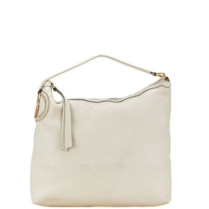 Gucci Ivory Leather Shoulder Bag ()