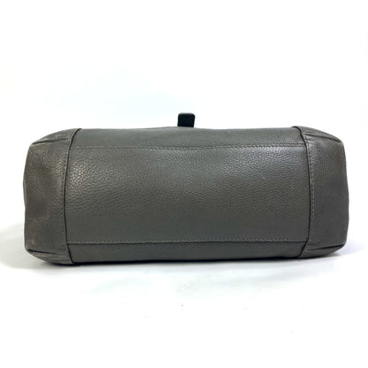Gucci Gray Leather Tote Bag
