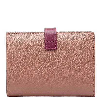 Celine Small Strap Bifold Wallet 10H263 Rose Wild Berry Pink Calfskin Ladies
