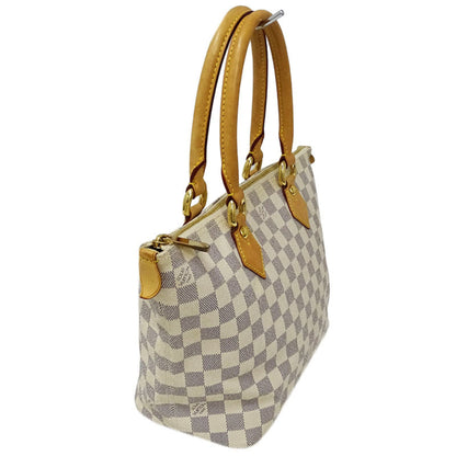 Louis Vuitton Bag Damier Azul Ladies Tote Handbag Saleya PM N51186 White Gray