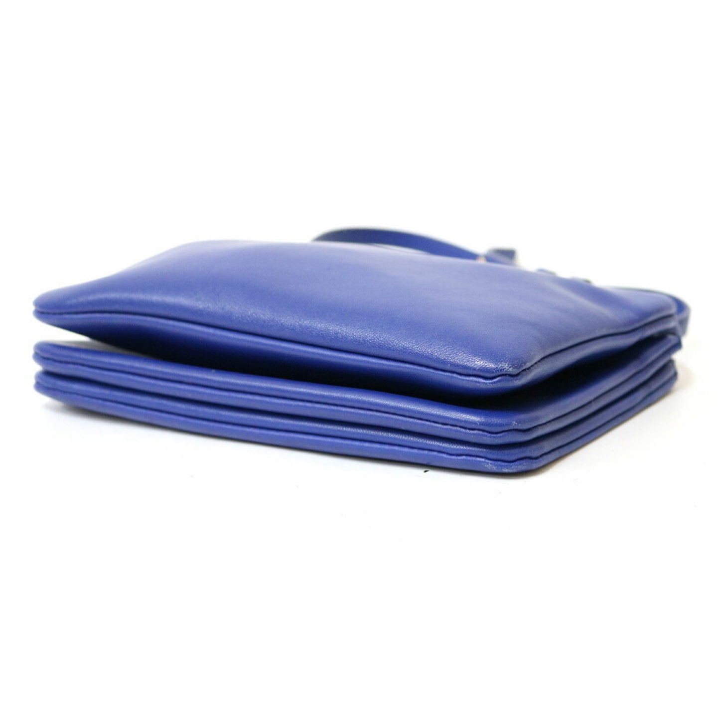 Celine Shoulder Bag Trio Blue Ladies