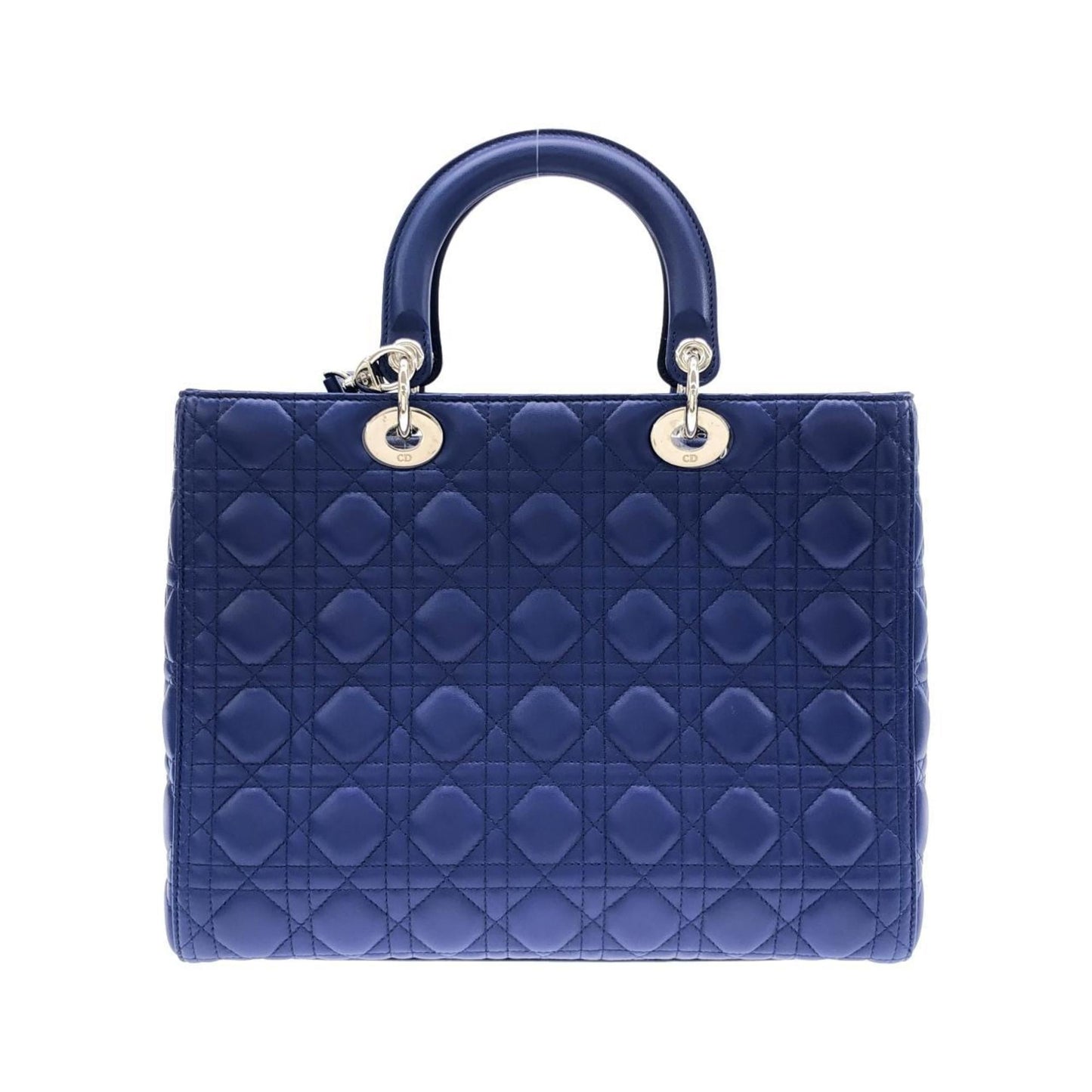 Christian Dior Silver Leather Handbag ()