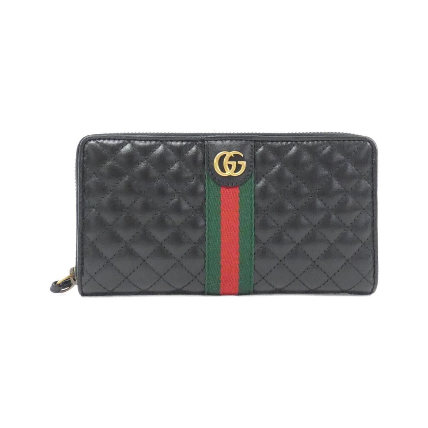 Gucci Black Leather Long Wallet (Bi-Fold) ()